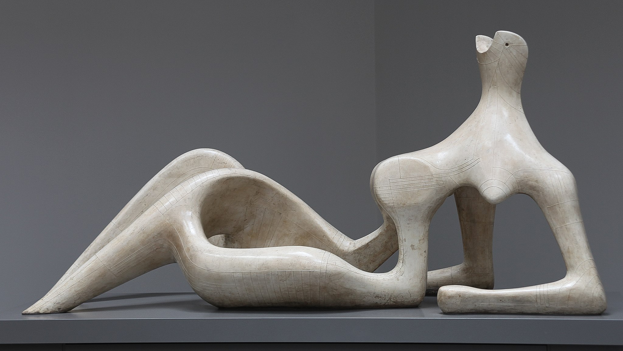 A model for Henry Moore’s “Reclining Figure” (1951)