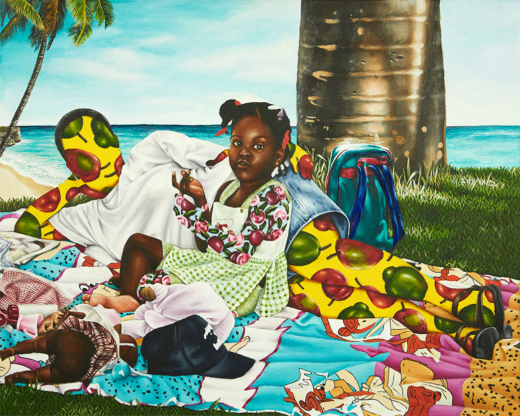 Akilah Watts, “Picnic in Paradise” (2021)