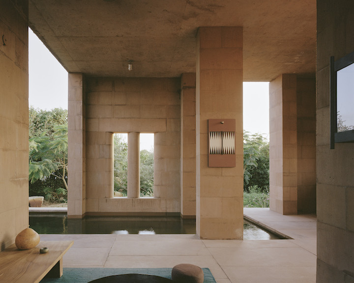 Inside an open air home in Mexico