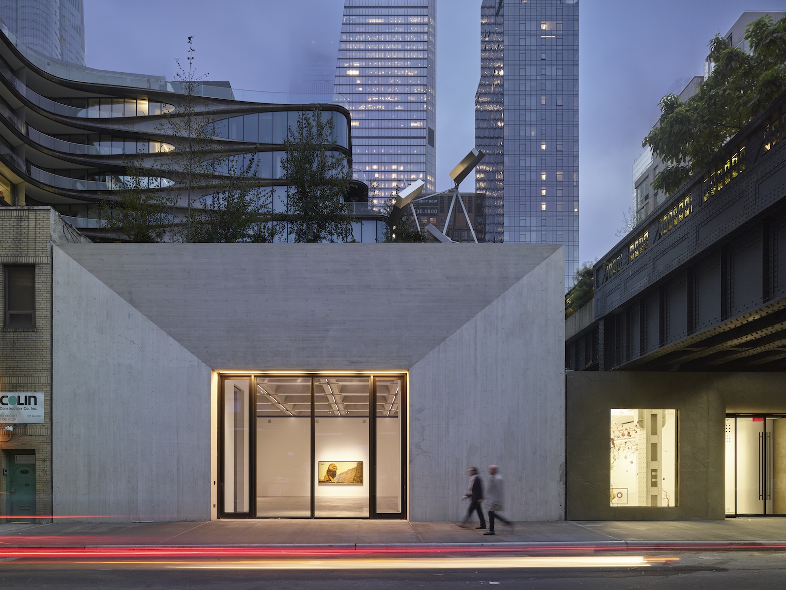 Exterior image of the Kasmin Gallery in New York